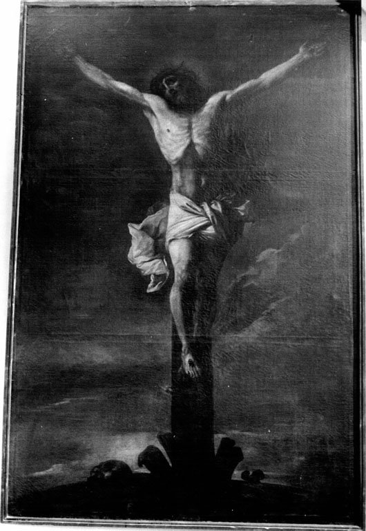 Ges&ugrave; crocifisso (dipinto) - ambito romano (fine sec. XVII)
